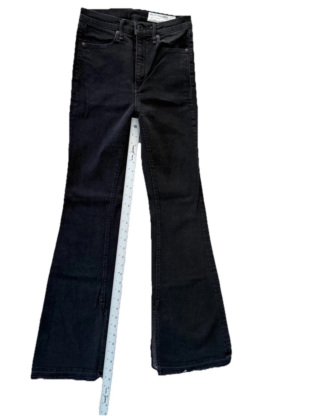 rag & bone Black Flared High-Rise Jeans Women’s size 27